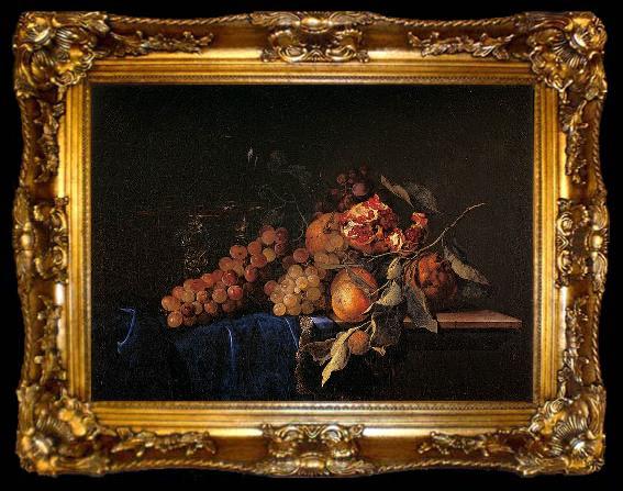 framed  Aelst, Willem van and a Crystal Vase, ta009-2